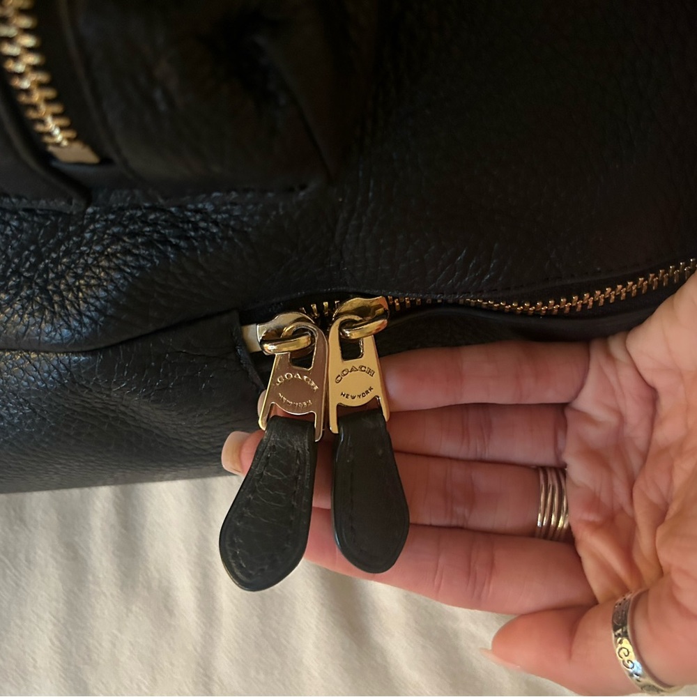 Coach Leather Backpack - image 6